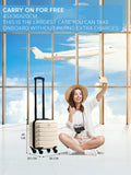 Flight Knight cream underseat cabin bag 45cm - British product