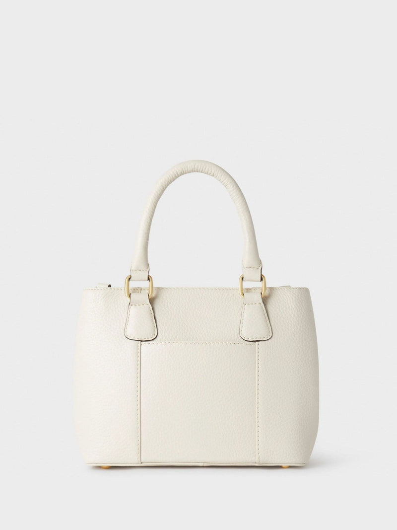 Osprey London Mini Adaline white leather grab bag (British brand)