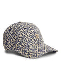 Tommy Hilfiger blue monogram jacquard baseball cap - British product