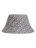 Tommy Hilfiger blue monogram jacquard bucket hat - British product