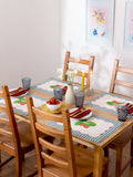 Wylder Blue Strawberry Stripes placemats 46x36cm set of 4 (British brand)