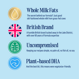 Classic Follow-On ready-to-feed baby milk 250ml bottles, imported from the UK