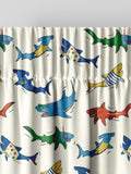 Cath Kidston kids summer sharks curtains (British brand)