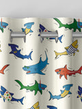 Cath Kidston kids summer sharks curtains (British brand)