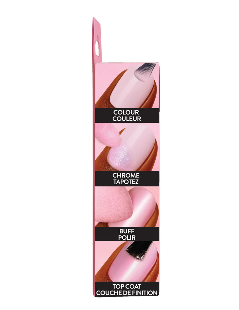 Nail Glaze Candy chrome effect kit 10ml, imported from the UK