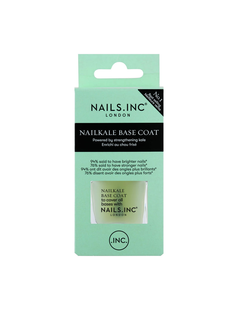 Nails.INC Nail Kale Base Coat 14ml, imported from the UK