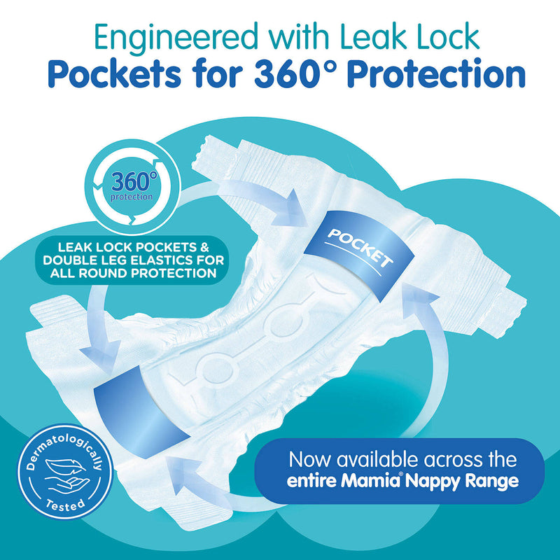 Nappies size 5+ extra absorbent 64 pack (British brand)