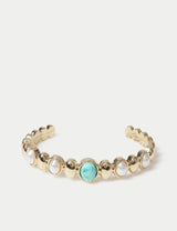 M&S Natural Stone Cuff Bracelet- Buy online at McGrocer