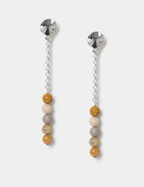 M&S Natural Stone Drop Earrings- Buy online at McGrocer