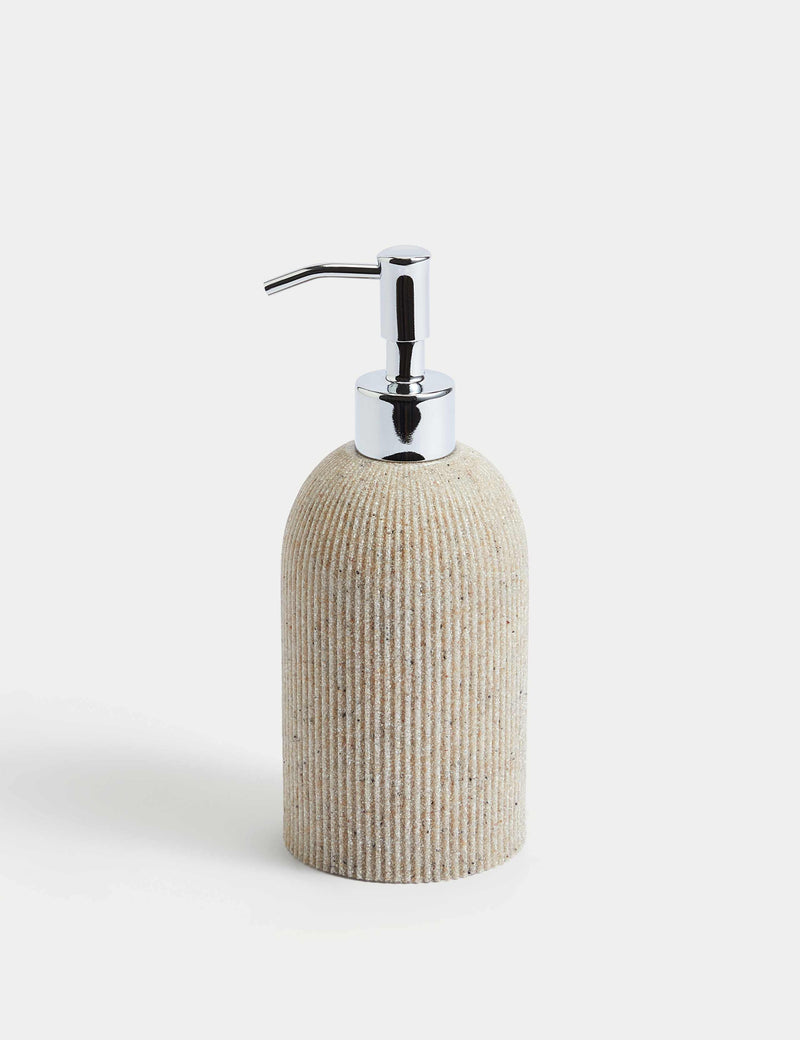 Distributeur de savon aspect pierre naturelle