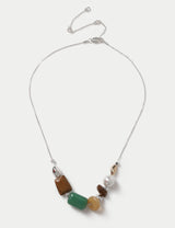 M&S M&S Natural Stone Pearl Necklace 45cm- Buy online at McGrocer