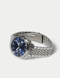 Navy Baton Watch with navy face and clasp fastening - British product