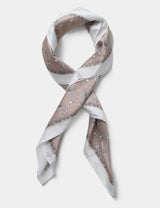 M&S Neutral Paisley Stripe Scarf- Buy online at McGrocer