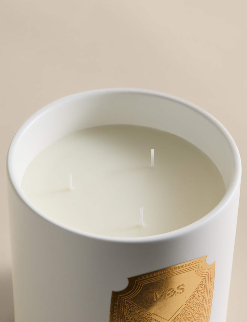 M&S 3 wick decorative candle 1.7kg, imported from the UK