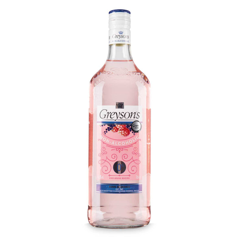 Non-alcoholic botanical drink pink berries, imported from the UK