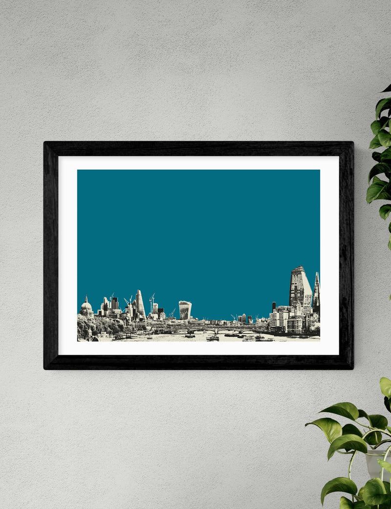 East End Prints North & South framed art print landscape - British product