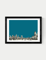 M&S East End Prints North & South Framed Art Print- Buy online at McGrocer