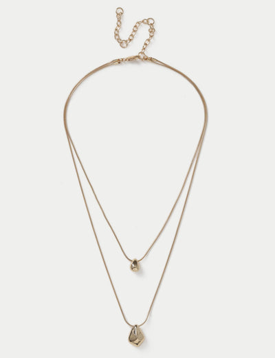 M&S Nugget Multi Row Necklace- Buy online at McGrocer