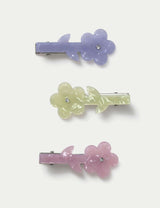 M&S Occasion Acrylic Flower Resin Hair Clips- Buy online at McGrocer