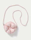 Occasion pink satin flower bag 350mm - British product