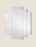 Odeon rectangular wall mirror Art Deco design 89cm x 2cm, imported from the UK