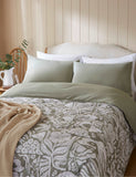 Night Lark coverless duvet and pillowcase set - British product