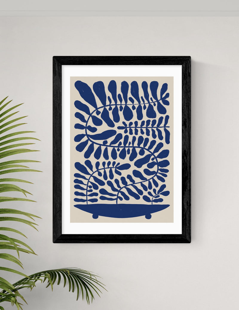 East End Prints framed botanical art print, UK version