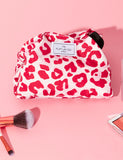 The Flat Lay Co. makeup bag Pink Leopard 52cm, imported from the UK