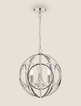 M&S Laura Ashley Orbital Pendant Light Polished Nickel- Buy online at McGrocer