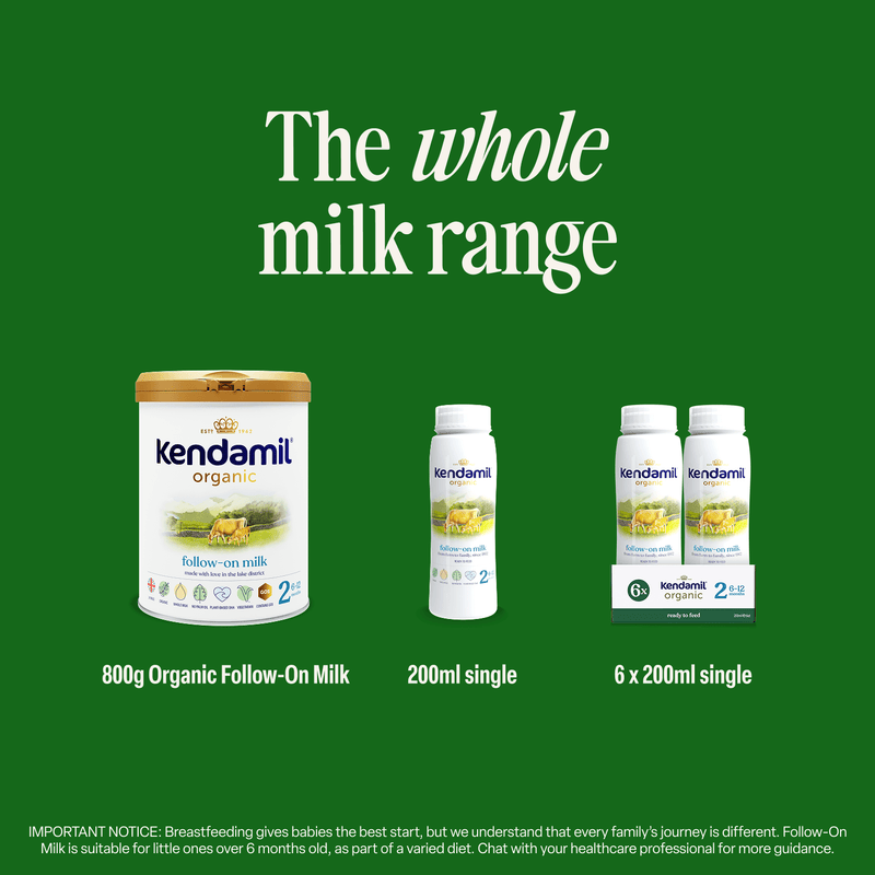 Organic ready to feed follow on milk 6x200ml (British brand)