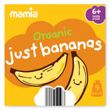 Organic Just Bananas fruit pouch 4 pack, UK version
