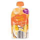 Organic mango peach baby food pouch for 6 months - British product