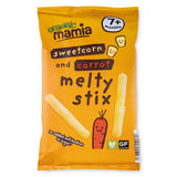Organic sweetcorn and carrot melty stix for babies, UK version