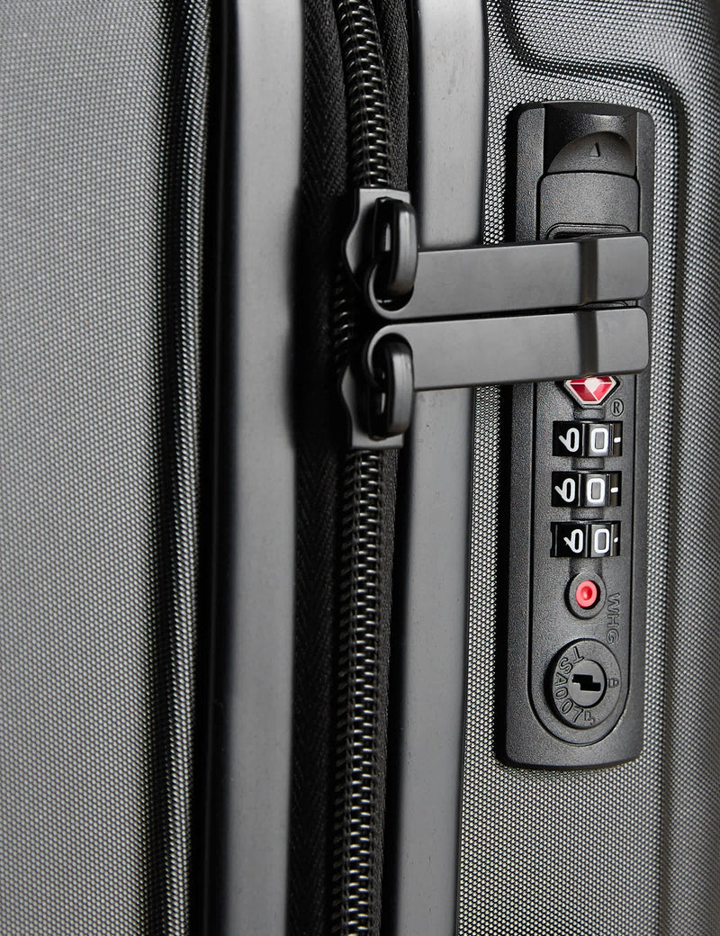 Oslo hard shell cabin suitcase with wheels - British product