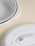 Oval enamel roaster with lid 1.25 litre, UK version