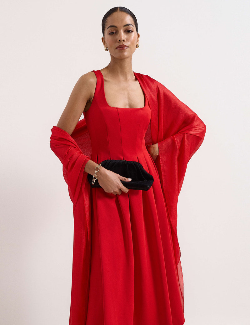 Phase Eight Oversized-Schal mit dezentem Glanz (britische Marke)