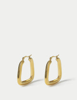 M&S Autograph Oversized Square Hoop Earrings- Buy online at McGrocer