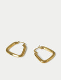 Autograph oversized square hoop earrings 35mm, imported from the UK