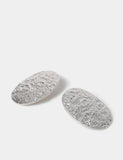 M&S oversized textured stud earrings 50mm, UK version