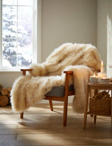 M&S Laura Ashley Berwyn Oversized Faux Fur Throw- Buy online at McGrocer