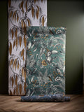 John Lewis exotic wallpaper with toucans and tropical foliage, UK version