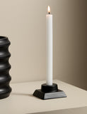 M&S Block Ceramic Dinner Candle Holder, imported from the UK