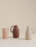 Ceramic neutral vases set of 3, Grecian style, UK version