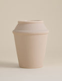 Angled ceramic vase modern design 21cm height (British brand)