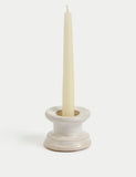 Ceramic dinner candle and tealight holder - British product