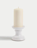 Ceramic pillar candle holder - British product