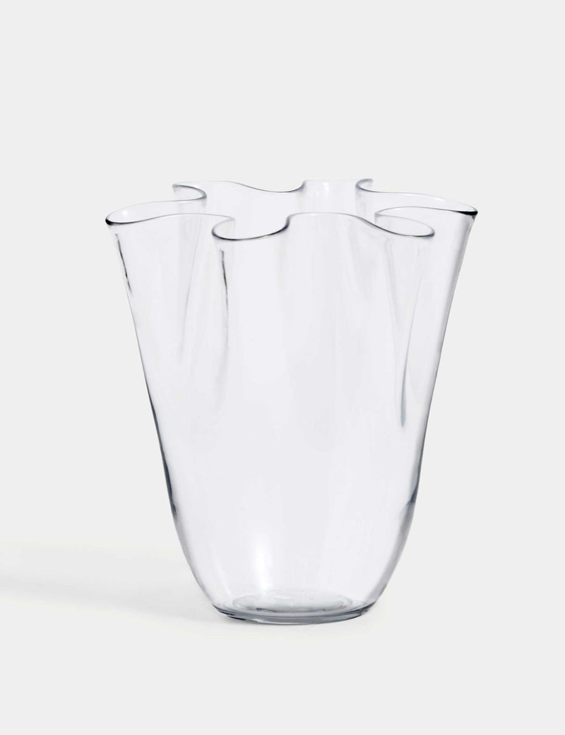 Glass handkerchief vase medium - British product
