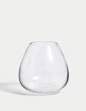 Small glass teardrop vase, UK version