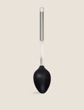 Stainless steel solid spoon (British brand)
