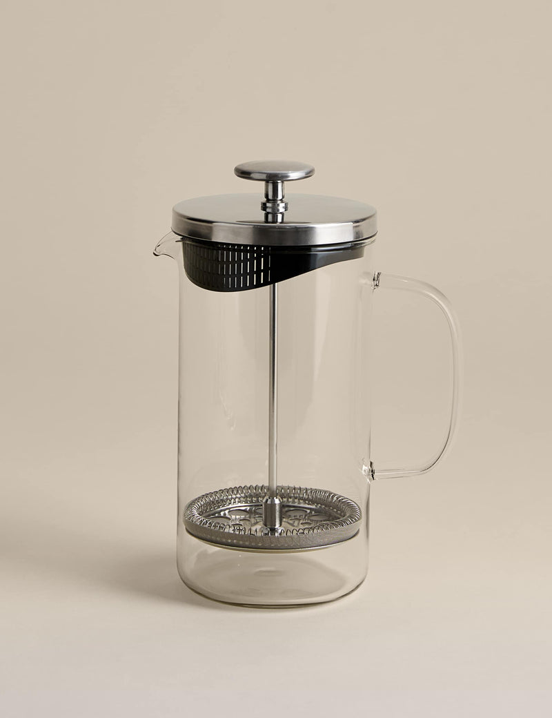 Glass cafetiere 8 cup - British product